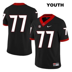 Youth Georgia Bulldogs NCAA #77 Cade Mays Nike Stitched Black Legend Authentic No Name College Football Jersey LNZ0554ZT